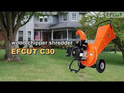 The advantage of EFCUT C30 Wood Chipper makes it outstanding