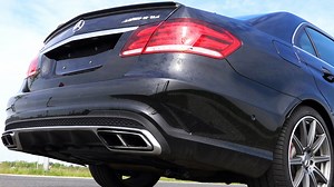 Launch control acceleration features in Mercedes performance sedan
