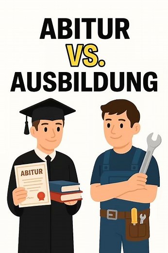 Ausbildung vs. Abitur?😂👀was ist besser…#1vs1 #vergleich #abitur #ausbildung