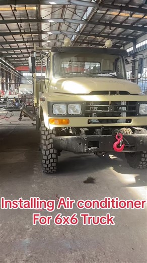 Installing Air Conditioner for 6x6 Trucks Made Easy
