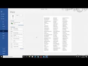 How to perform a Mailmerge using Excel and Word