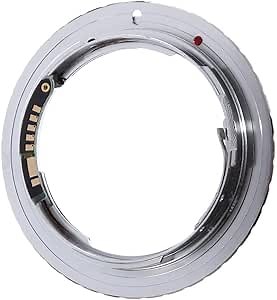 FocusFoto 9th Gen AF Confirm Adapter for Contax Yashica CY C/Y Lens to Canon EOS EF EF-S Mount Camera 80D 77D 70D 60D 5D Mark II III 5D2 5D3 7D 6D 3000D 1500D 1300D 1200D 800D 760D 750D 700D 650D 100D