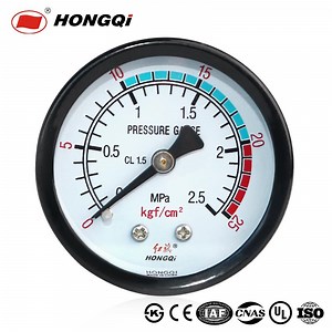 [Hot Item] Hongqi Class 1.5 High Precision Double Scale Colored Dial Pressure Gauge
