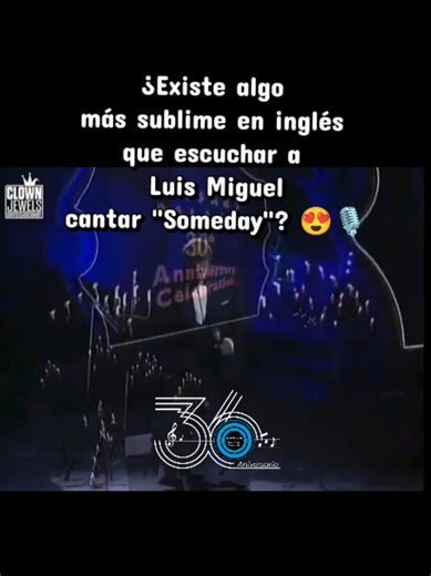 LUIS MIGUEL . 👑 La música en inglés suena diferente cuando la canta el Rey de la música latina. . ✨🎶✨ No sabemos qué es más impresionante: la perfección de esta canción o la manera en que Luis Miguel la interpreta. Escuchar a @Luis Miguel cantar