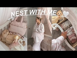 NEWBORN NESTING 101 VLOG! Organising, Hospital Bags, Batch Cooking, Cleaning + More for BABY 3!