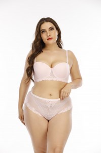[Hot Item] Luxurious Pink Lace Bra and Panty Set for Fashion-Forward Women