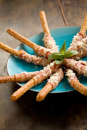 Bacon Wrapped Breadsticks