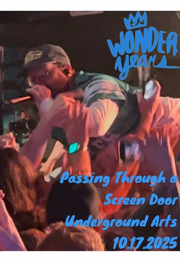 The Wonder Years Passing Through a Screen Door Philly Music Fest 2025 The Wonder Years/Dryjacket/Golden Apples/Public Works Underground Arts, Philadelphia, PA 10.17.2025 #thewonderyears #thewonderyearsband #wonderyearsband #phillymusicfest#passingthroughascreendoor @The Wonder Years