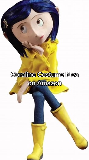 Coraline :) #coraline #costume #halloween #fyp #foryou