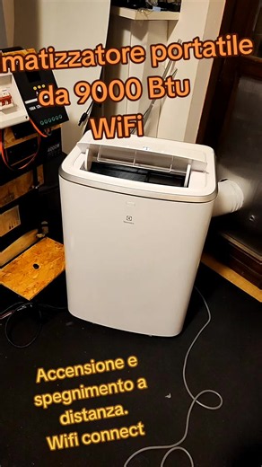 Climatizzatore portatile 9000 BTU Elettrolux con WiFi