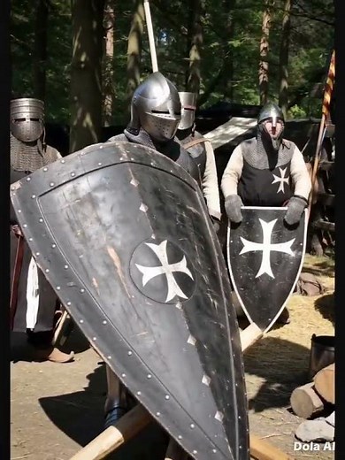 Knights Hospitaller March to Battle ⚔️#Hospitaller #Knights #Crusaders #Medieval #History #Knight