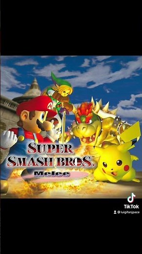 The evolution of super smash bros game covers from 1999 to 2018.