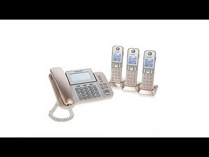 Panasonic Corded and Cordless Phone System w/Call Block
