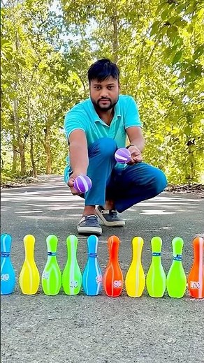 Colourful Bowling Set🎳Testing for Indoor and Outdoor play