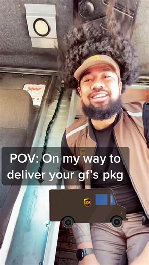 Your pkg has been delivered. #fyp #longhair #deliveryheroes #ups #foryou