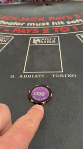 The SLIDE technique 🤣 #blackjack #gambling #casino | Brandon O'Brien