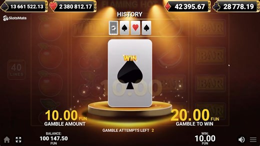 Flaming Hot Extreme - Gamble Feature