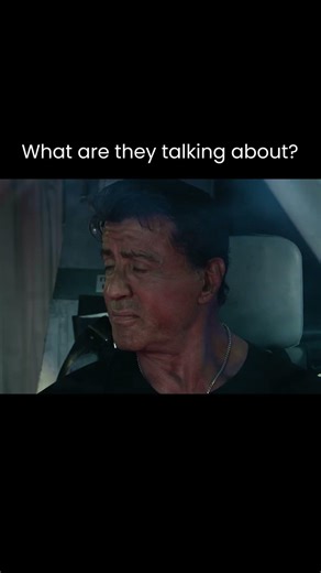 A good conversation.. The Expendables 3, Preview. #sylvesterstallone #jasonstatham #theexpendables