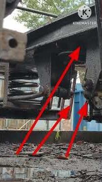 ICF BOGIE PARTS EQUALISING STAY ROD#train #icf #railway #railwaycontent #railtrack #railroad #rail