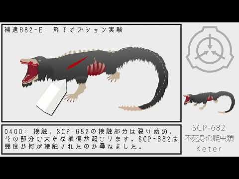 【SCP紹介】SCP-682 不死身の爬虫類【結月ゆかり】