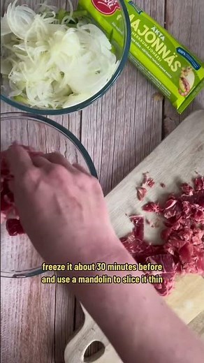 Slice Beef PERFECTLY in SECONDS with THIS TRICK! #shorts