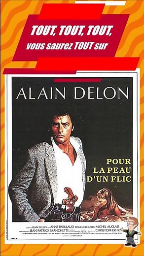 For a Cop's Hide by Alain Delon (1981) #alaindelon #AnneParillaud #MichelAuclair