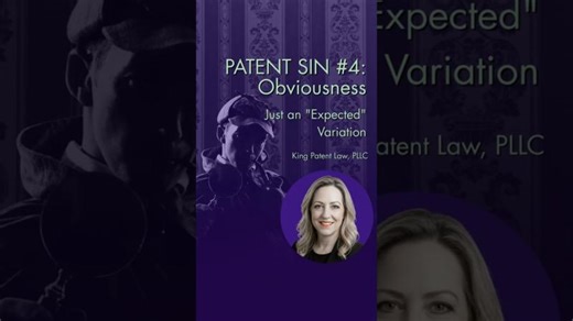 PATENT LAWYER EXPLAINS: Your Idea is NEW, but is it OBVIOUS? No patent if it is! | Julie King