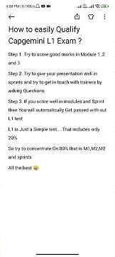 How to easily Qualify L1 Test in Capgemini? #capgemini #l1 #L1test