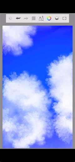 drawing clouds easy in sketchbook #art #draw #drawing #clouds #digitalart #sketchbook