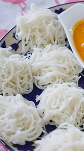 8.4K views · 66 reactions | My first attempt at making idiyappam, how do they look? Ingredients: - 3 Cup Water - 1 Tsp Ghee - 1/2 Tsp Salt - 2 & 1/2 Cup Rice Flour - 2 Tsp Oil Idiyappam, idiyappam korma, South Indian Korma, South Indian food, South Indian recipes | The Terrace Kitchen | Facebook