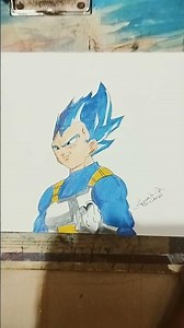vegeta drawing ssj blue