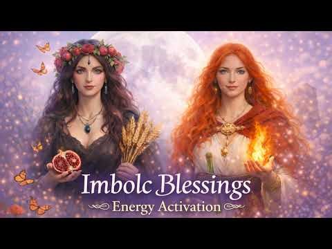 Imbolc Meditation ❄️🌸Blessings from Goddess Brigid & Persephone for Renewal (Energy Channeling)