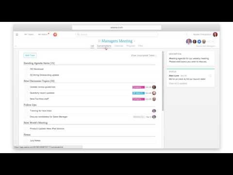 Tracking communication with conversations | Asana tutorial