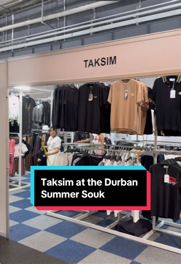 Durban Summer Souk at the Exhibition Centre would not be complete without @taksim_women @taksim_active @Taksim Men @taksim_kids and they’ve just dropped some hot new stock. What’s even better? A 40% off clearance sale is currently on. Catch them at the Durban Summer Souk till the 5th of January for the best quality Turkish imports. @durbansummersouk •ad