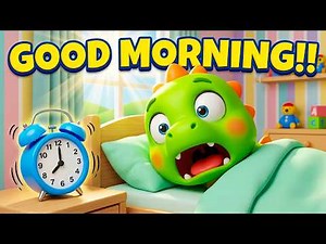 Stretch & Smile! | Good Morning Song for Toddlers | Start the Day with Danny Dino