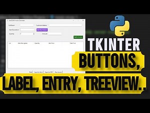 Python GUI Widgets Explained: Buttons, Labels, Entry, Treeview, Combobox, and More