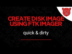 Create Disk Image using FTK Imager