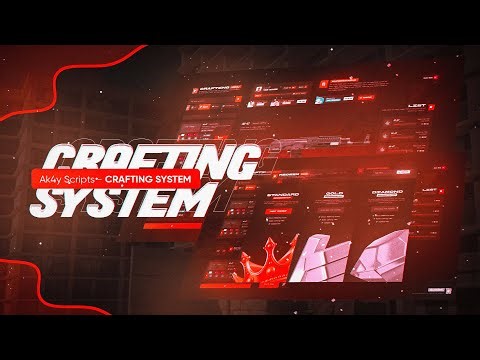 FiveM Crafting System | Level & Membership & Boost and Attachment System