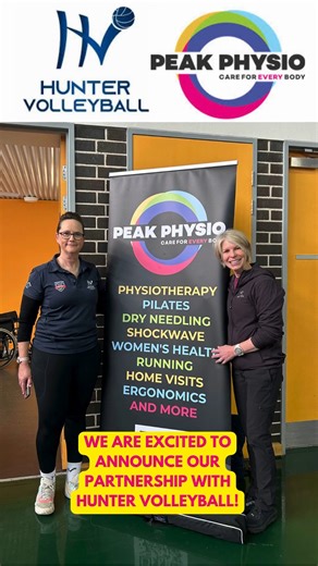 We’re thrilled to share that Peak Physio is now the official partner of Hunter Volleyball! 🏐💙 Our team is excited to support these incredible athletes with bespoke injury prevention strategies and performance-focused guidance. 🏋️‍♀️🤸‍♂️ We’re committed to helping the squad move with confidence, agility, and resilience as they take on new challenges this season. #physio #physiotherapy #rehabilitation #injuryprevention #mobility #posture #exerciseismedicine #huntervolleyball #newcastleaus #vol