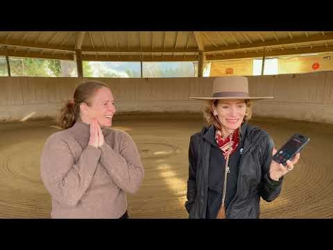 Inside Monty Robert's Famous Round Pen | Barn Besties