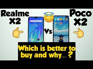 Poco x2 vs realme x2 which is better to buy comparison indetail review