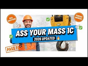 ASS Your Massachusetts 1C Hoisting License Exam in 2026 🔥 Real Questions + Verified Answers