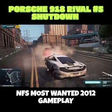 NFS Most Wanted 2012 | Porsche 918 Taken Down | #5 Rival Car | Gameplay Video | PC #nfsmw2012