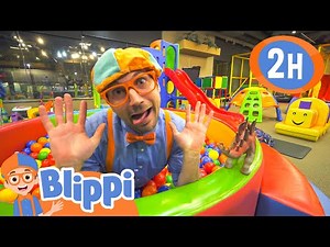 Blippi Visits an Indoor Playground! | Blippi - Kids Playground | Educational Videos for Kids