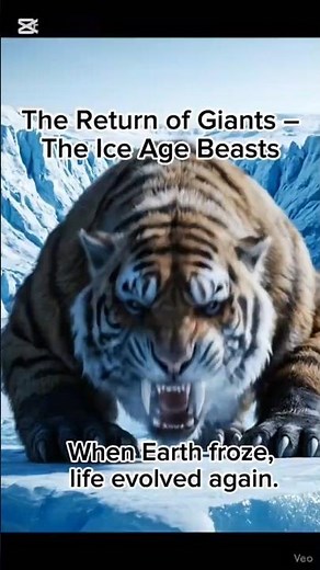 The Return of Giants – The Ice Age Beasts” 🦣🦕🔥 IceAge #Mammoth #SaberTooth