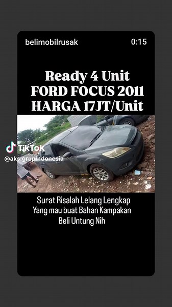 Kondisi Semuanya Hidup tapi apa adanya ya bosku •Harga 17jt Perunit Murah Aja seharga Motor •Surat Risalah Lelang aja bosku Ready 4 unit bosku, Bisa Buat bahan kampakan juga nih bosku #Titipjualdibmr Unit lokasi jakarta timur
