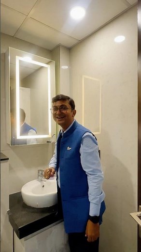 Smart Mirror Storage Design Ideas for Compact Washrooms & Bathrooms #brightinteriors