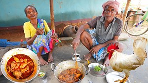 3.4M views · 74K reactions | WHITE COUNTRY CHICKEN CURRY | house pet country chicken curry by my grandfather & grandmother | | Tribal village cooking | Facebook