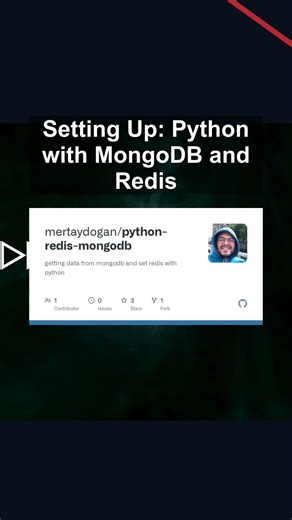 Setting Up: Python with MongoDB and Redis #ai #artificialintelligence #machinelearning #aiagent