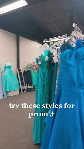 So many styles to choose from !! #prom #prom2023 #promshopping #promlook #promtrend #fyp #style #sparkle #glitter #promdress